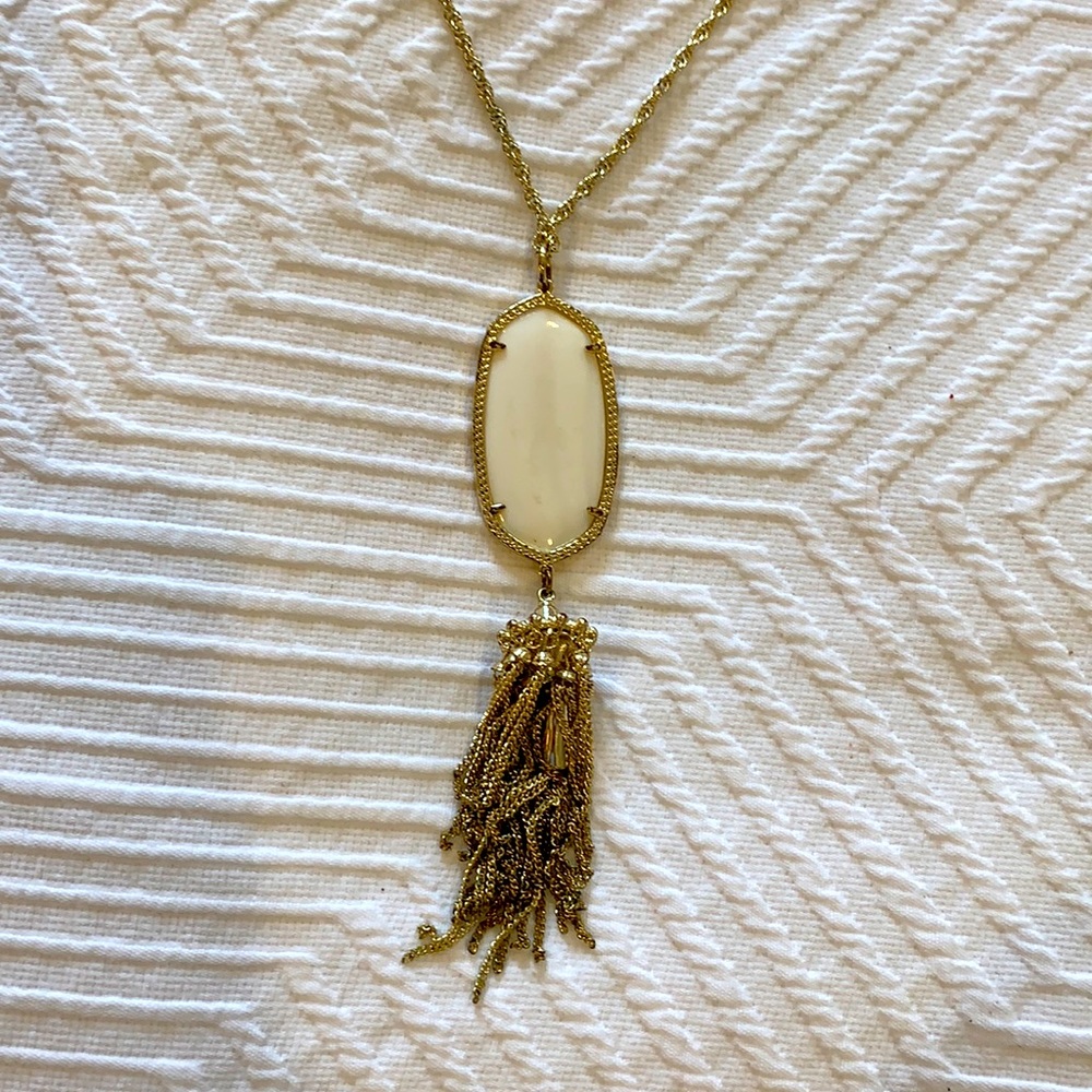 Kendra Scott Rayne Necklace in White